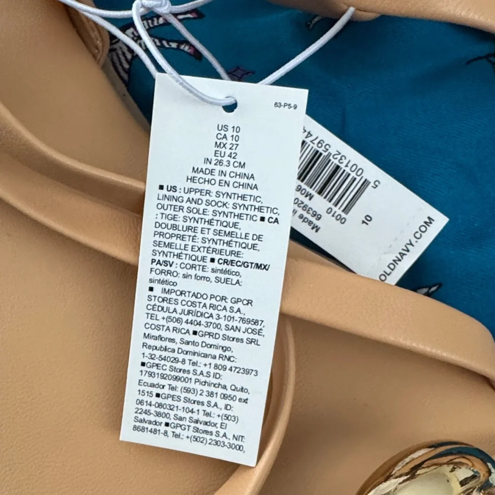Old Navy Women's Tan Faux Leather Strappy Toe Ring
Sandals - Picture 7 of 9